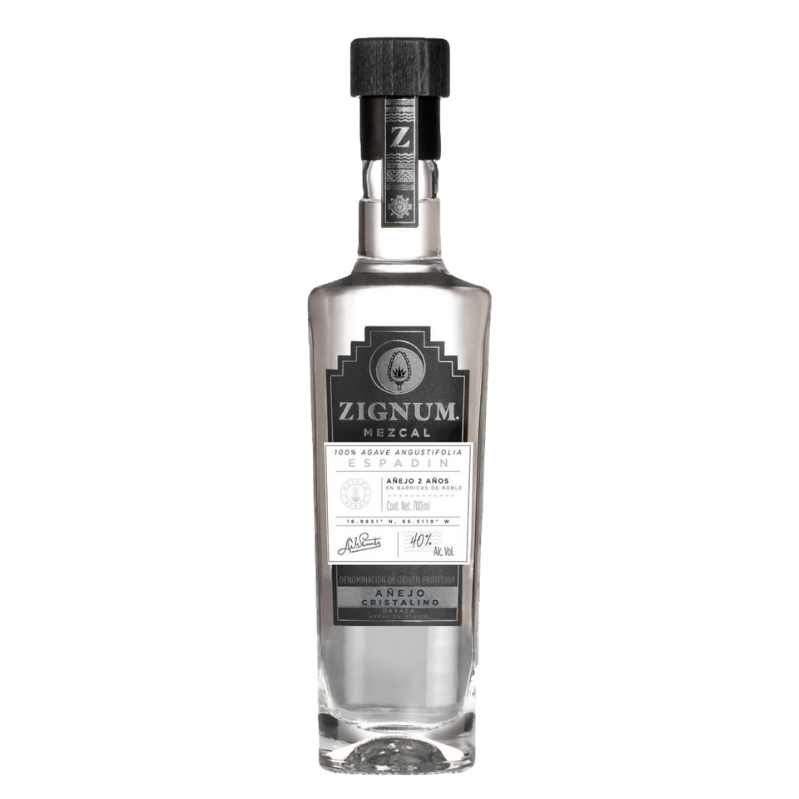 ZIGNUM MEZCAL AÑEJO CRISTALINO 750ML