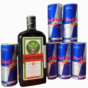 Jagermeister 700ml + 6 Red Bull