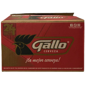 CAJA GALLO VIDRIO RETORNABLE  350ML (24 UNIDADES)